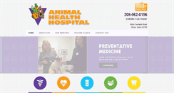 Desktop Screenshot of animalhealthhosp.net